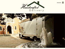 Tablet Screenshot of handcrafteddelivery.com